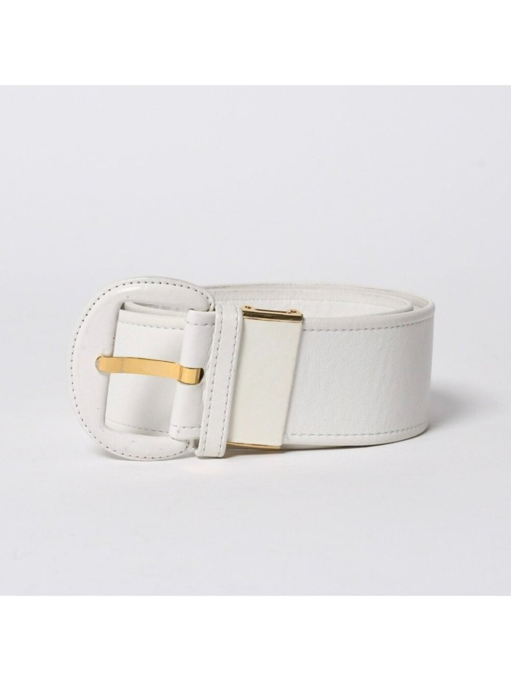 Dior CD Belt Buckle White Gold